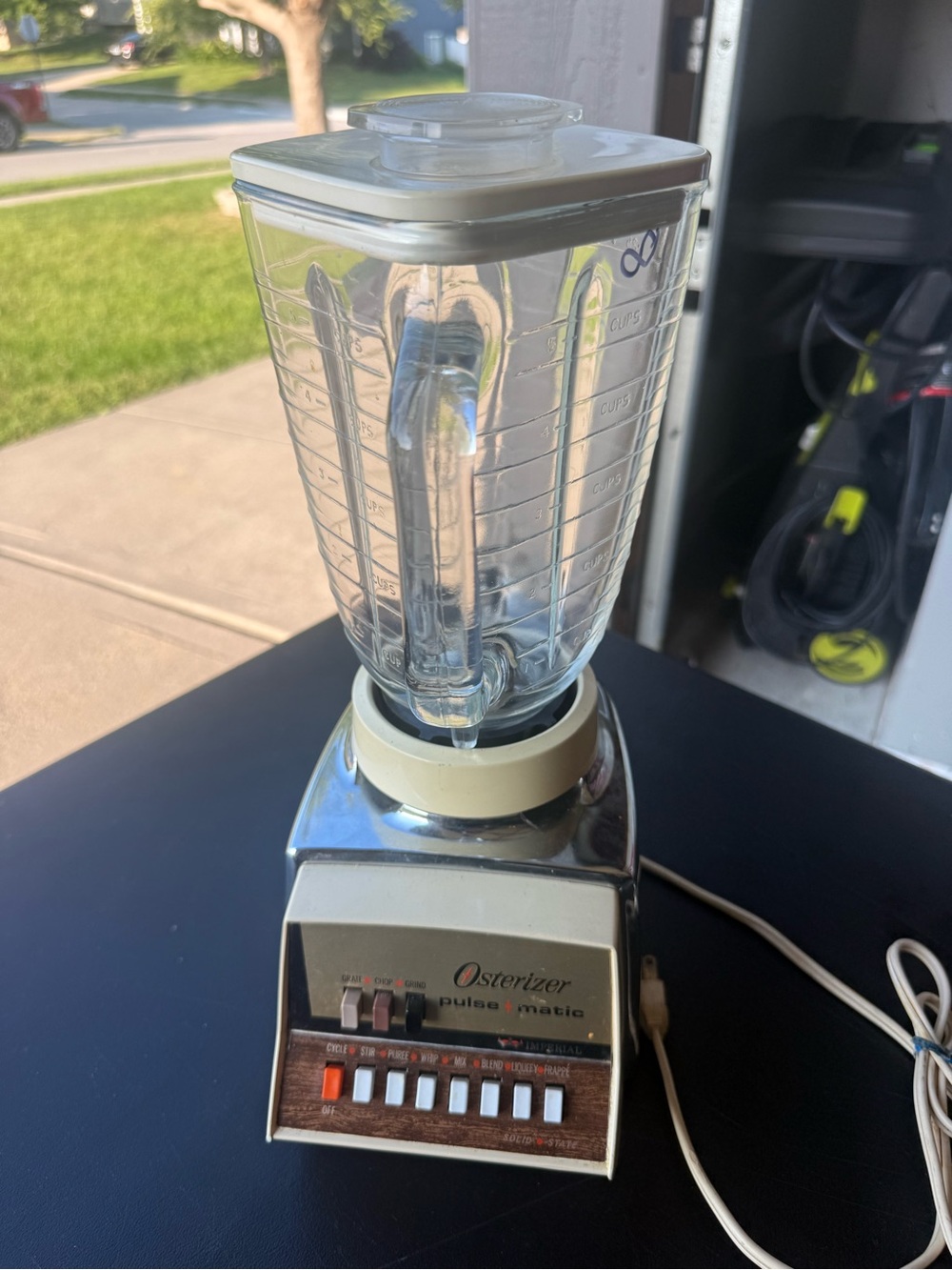 Vintage OSTERIZER Pulse Matic Imperial Chrome Vintage Blender